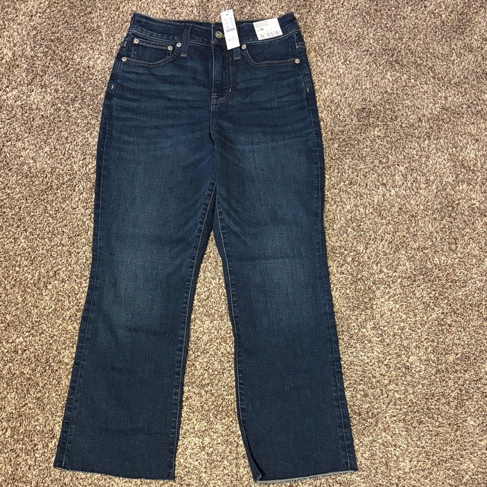 J. Crew Curvy Kickout Midrise Super Stretch jeans NWT